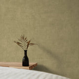 Galerie Orom II Patinated Plain Green Wallpaper A51514