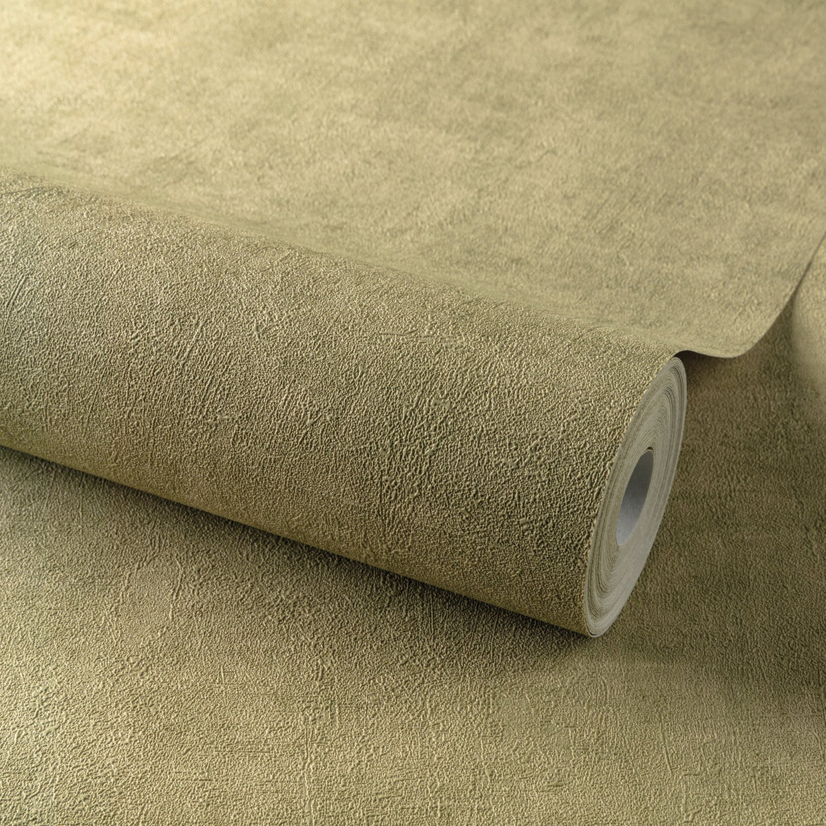 Galerie Orom II Patinated Plain Green Wallpaper A51514