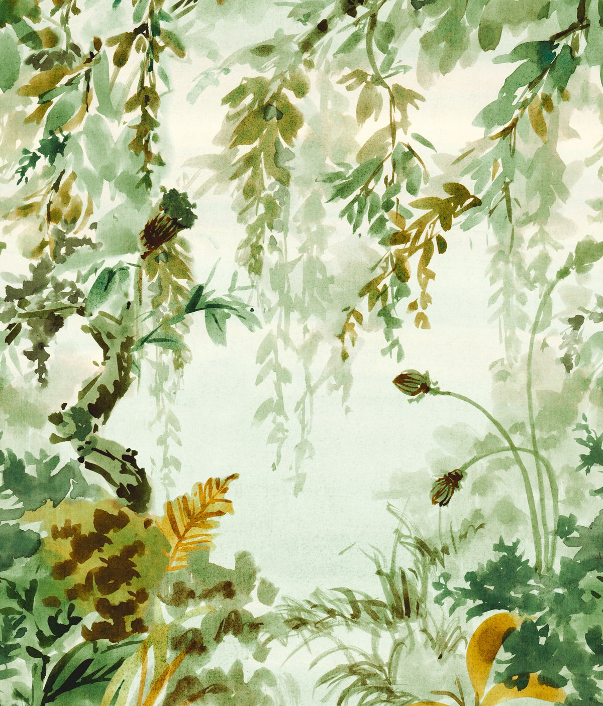 Galerie Orom II Photographic All-over Print Green Mural A522