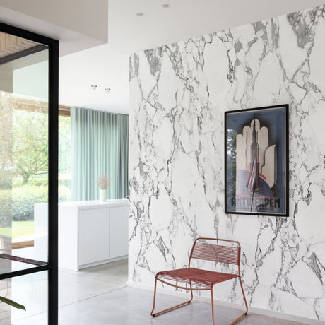 Galerie Orom II Marble Plain White Mural A52501