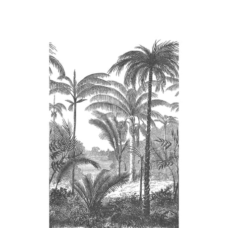 Galerie Orom II Trees Motive Black Mural A58201