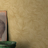 Galerie Karuna Branched Leaves Motive Gold Wallpaper KRA6760