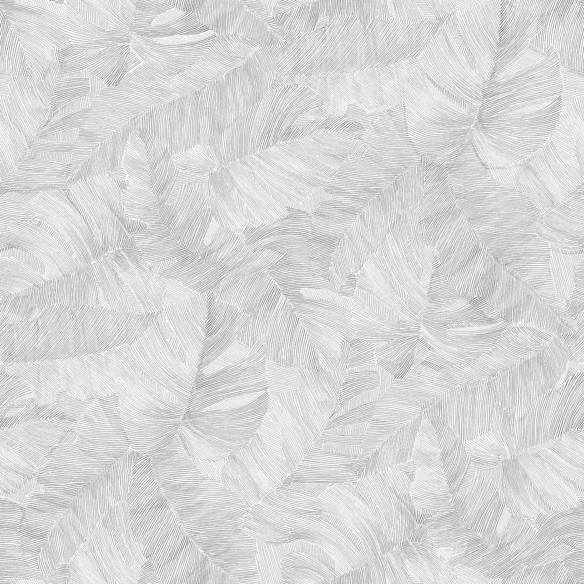 Galerie Karuna Branched Leaves Motive White Wallpaper KRA676