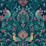 Galerie Arcadia Medallion All-over Print Blue Wallpaper ARA6