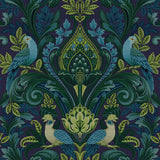 Galerie Arcadia Medallion All-over Print Blue Wallpaper ARA6