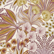 Galerie Karuna Branched Leaves All-over Red Wallpaper KRA690