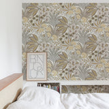 Galerie Karuna Branched Leaves All-over Beige Wallpaper KRA6