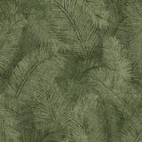 Galerie Arcadia Branched Leaves All-over Green Wallpaper ARA