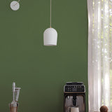 Galerie Arcadia Textile Plain Green Wallpaper ARA70802