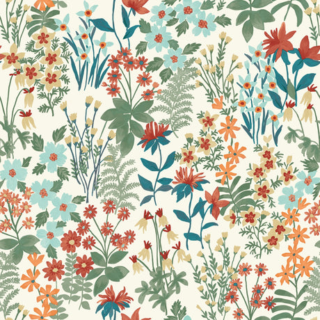 Galerie Arcadia Classical Floral All-over Multi-colored Wall
