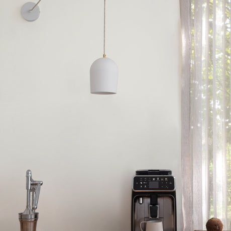Galerie Inia Textile Plain White Wallpaper INA71001