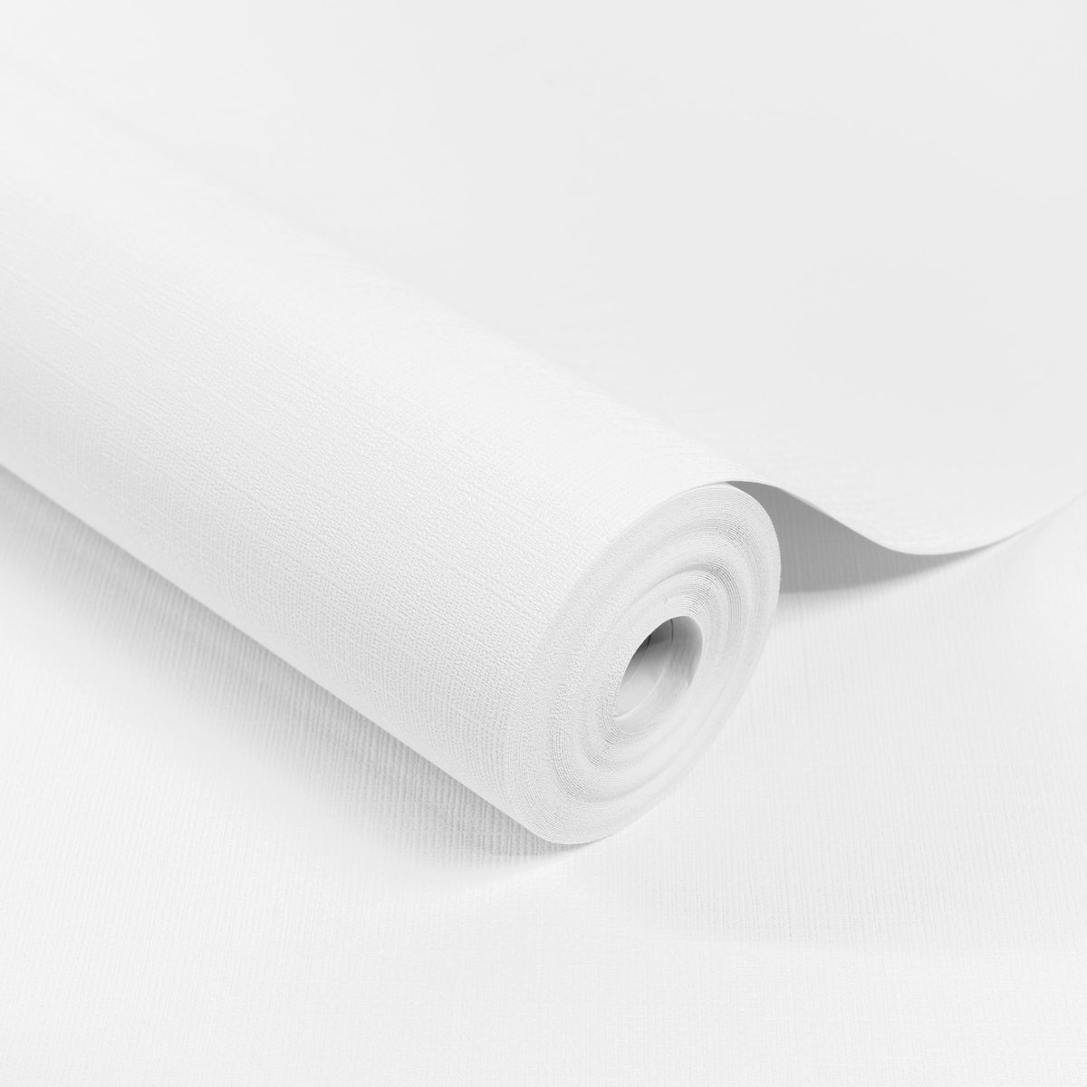 Galerie Inia Textile Plain White Wallpaper INA71001