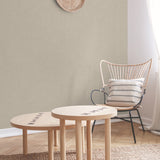 Galerie Inia Textile Plain Beige Wallpaper INA71004