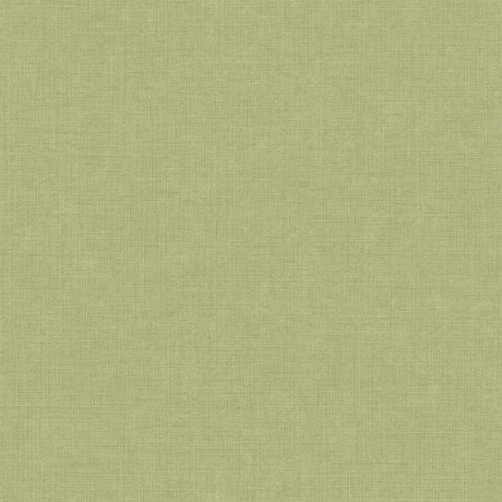 Galerie Inia Textile Plain Green Wallpaper INA71007