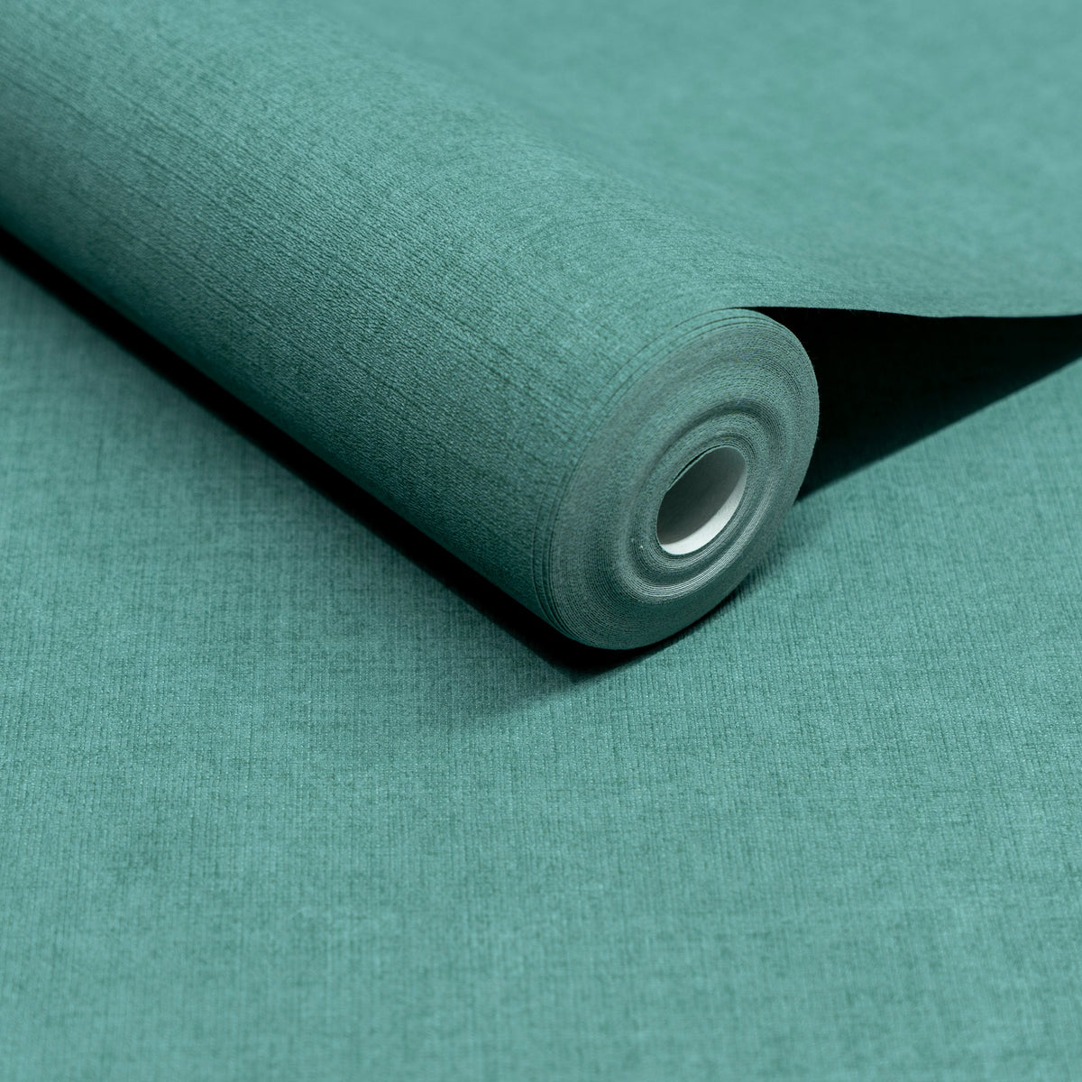 Galerie Inia Textile Plain Green Wallpaper INA71009