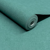 Galerie Inia Textile Plain Green Wallpaper INA71009