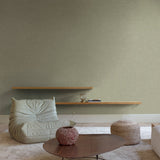 Galerie Inia Textile Plain Green Wallpaper INA71014