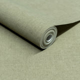 Galerie Inia Textile Plain Green Wallpaper INA71014