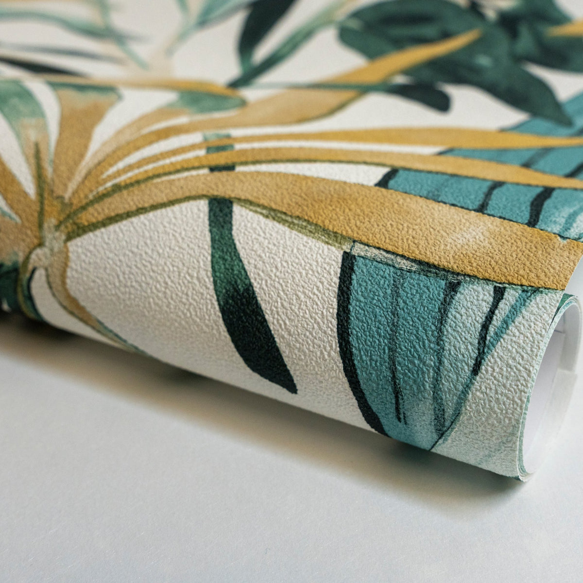 Galerie Karuna Branched Leaves Motive Green Wallpaper KRA712