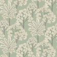 Galerie Arcadia Branched Leaves All-over Green Wallpaper ARA