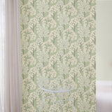 Galerie Arcadia Branched Leaves All-over Green Wallpaper ARA