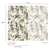 Galerie Orom II Branched Leaves Motive Beige Mural A71701