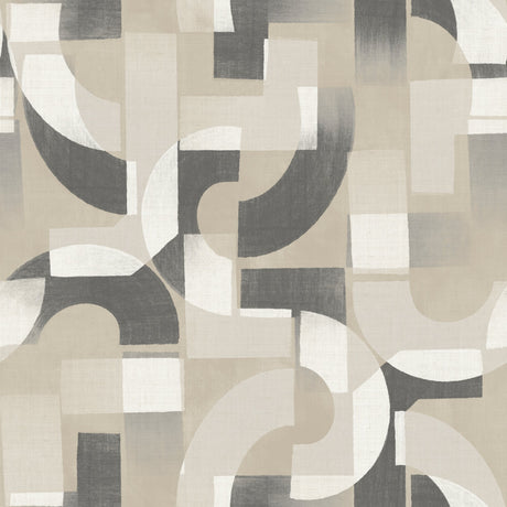 Galerie Karuna Geometric All-over Beige Wallpaper KRA76002