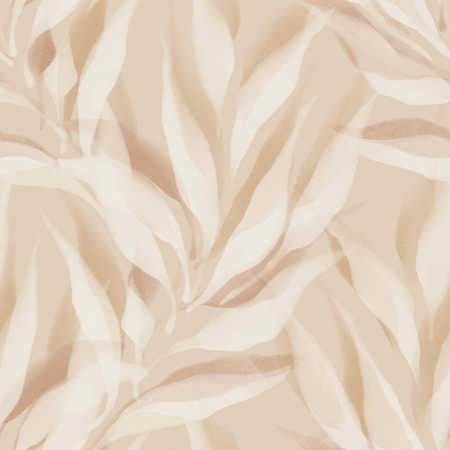 Galerie Karuna Branched Leaves All-over Orange Wallpaper KRA