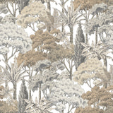 Galerie Karuna Branched Leaves All-over Beige Wallpaper KRA7