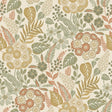 Galerie Karuna Classical Floral All-over Beige Wallpaper KRA