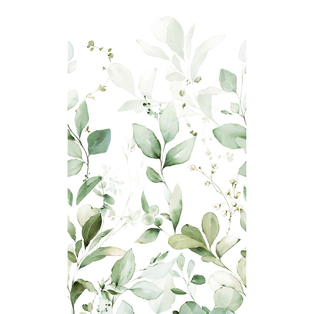 Galerie Orom II Branched Leaves All-over Green Mural A77101