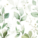 Galerie Orom II Branched Leaves All-over Green Mural A77101