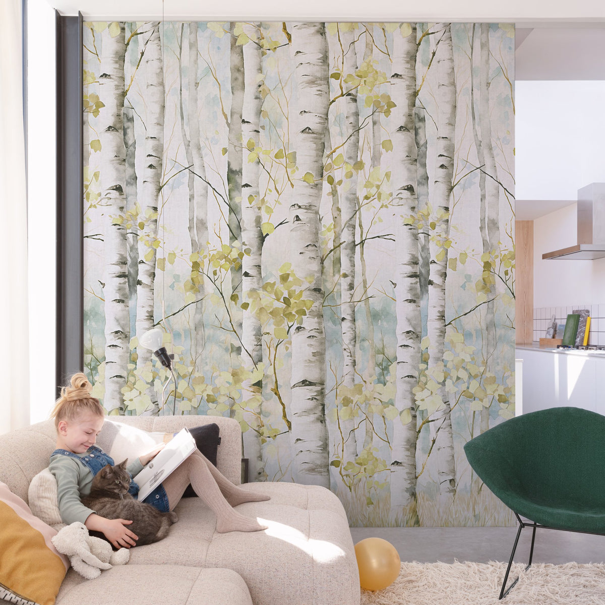 Galerie Orom II Trees all-over Multi-colored Mural A77301