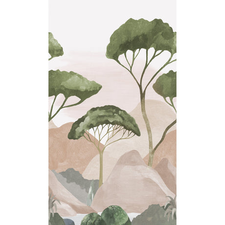 Galerie Orom II Landscape Green Mural A77401