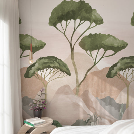 Galerie Orom II Landscape Green Mural A77401