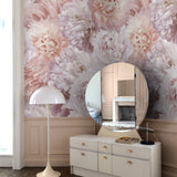 Galerie Orom II Classical Floral All-over Pink Mural A77501