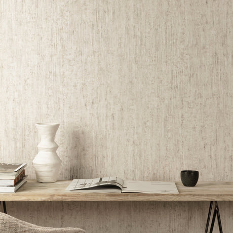 Galerie Textured Vibes Concrete Plain Beige Wallpaper A77803