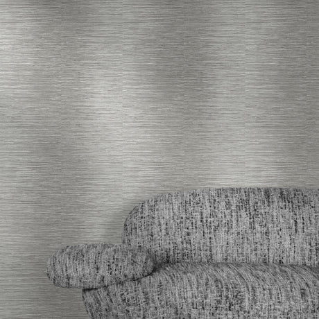 Galerie Textured Vibes Irregular Stripes Grey Wallpaper A779