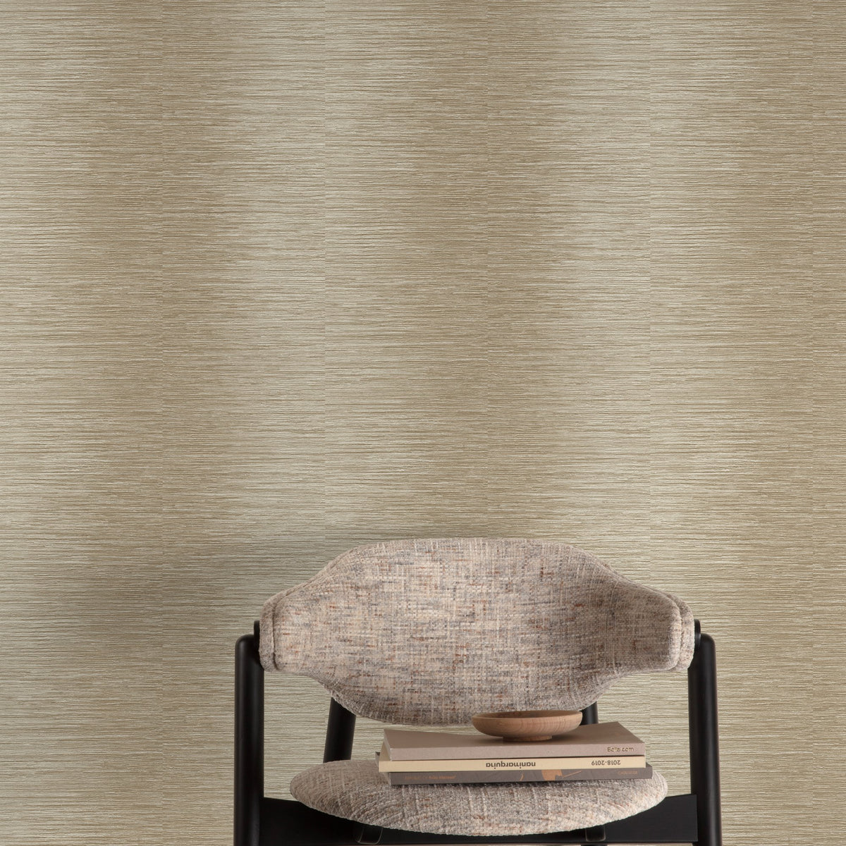 Galerie Textured Vibes Irregular Stripes Brown Wallpaper A77