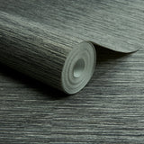 Galerie Textured Vibes Irregular Stripes Black Wallpaper A77