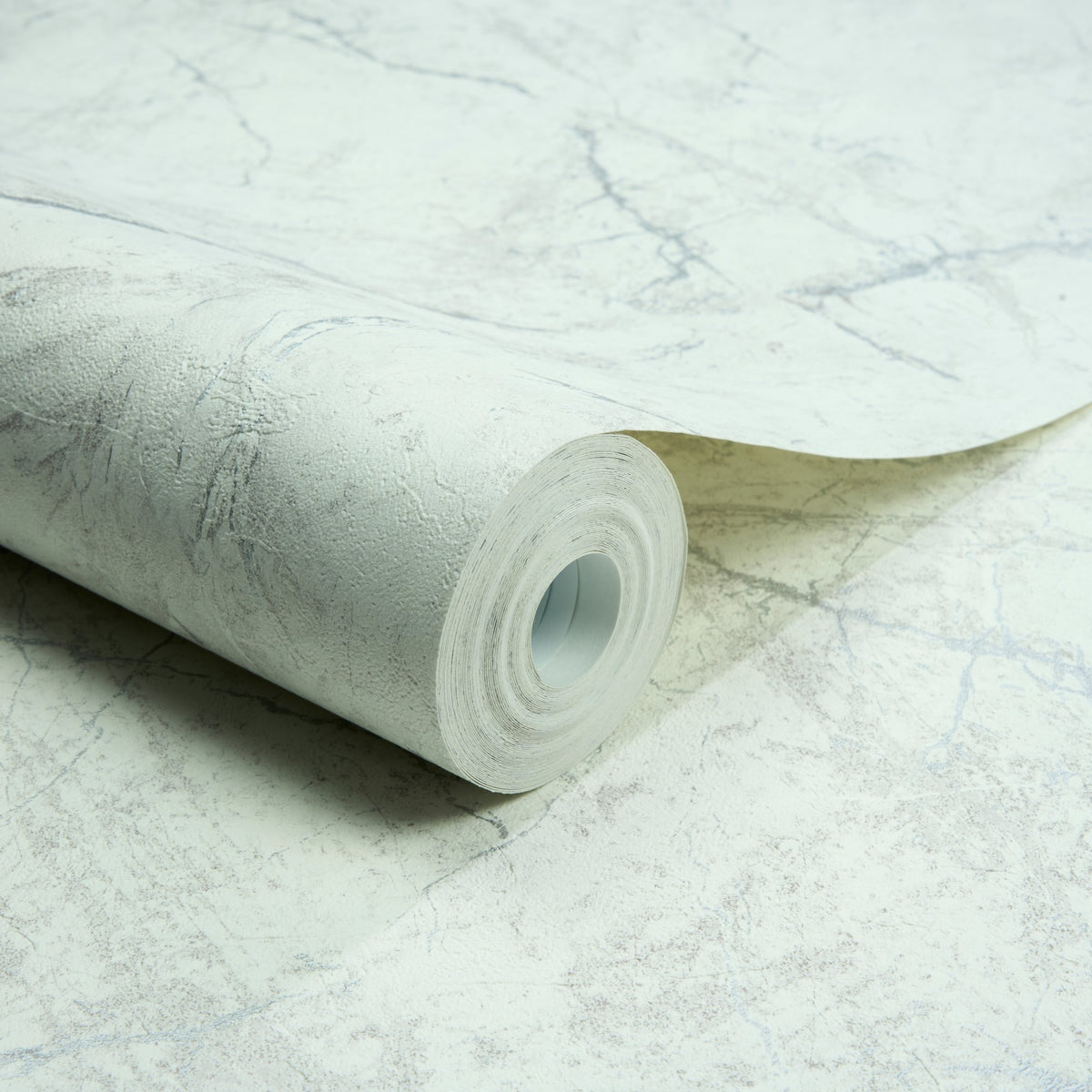 Galerie Textured Vibes Marble Plain White Wallpaper A78001