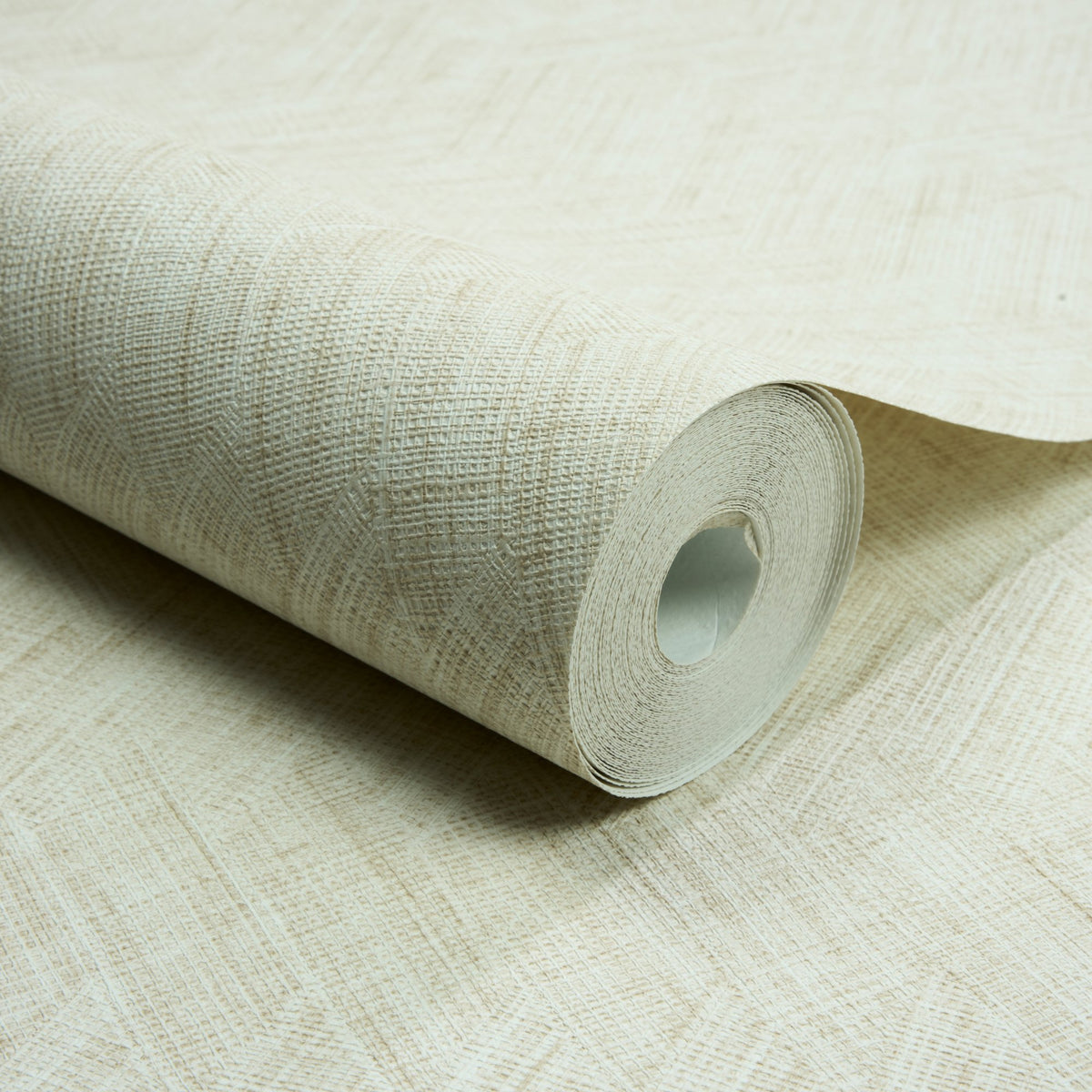 Galerie Textured Vibes Textile Plain Cream Wallpaper A78301