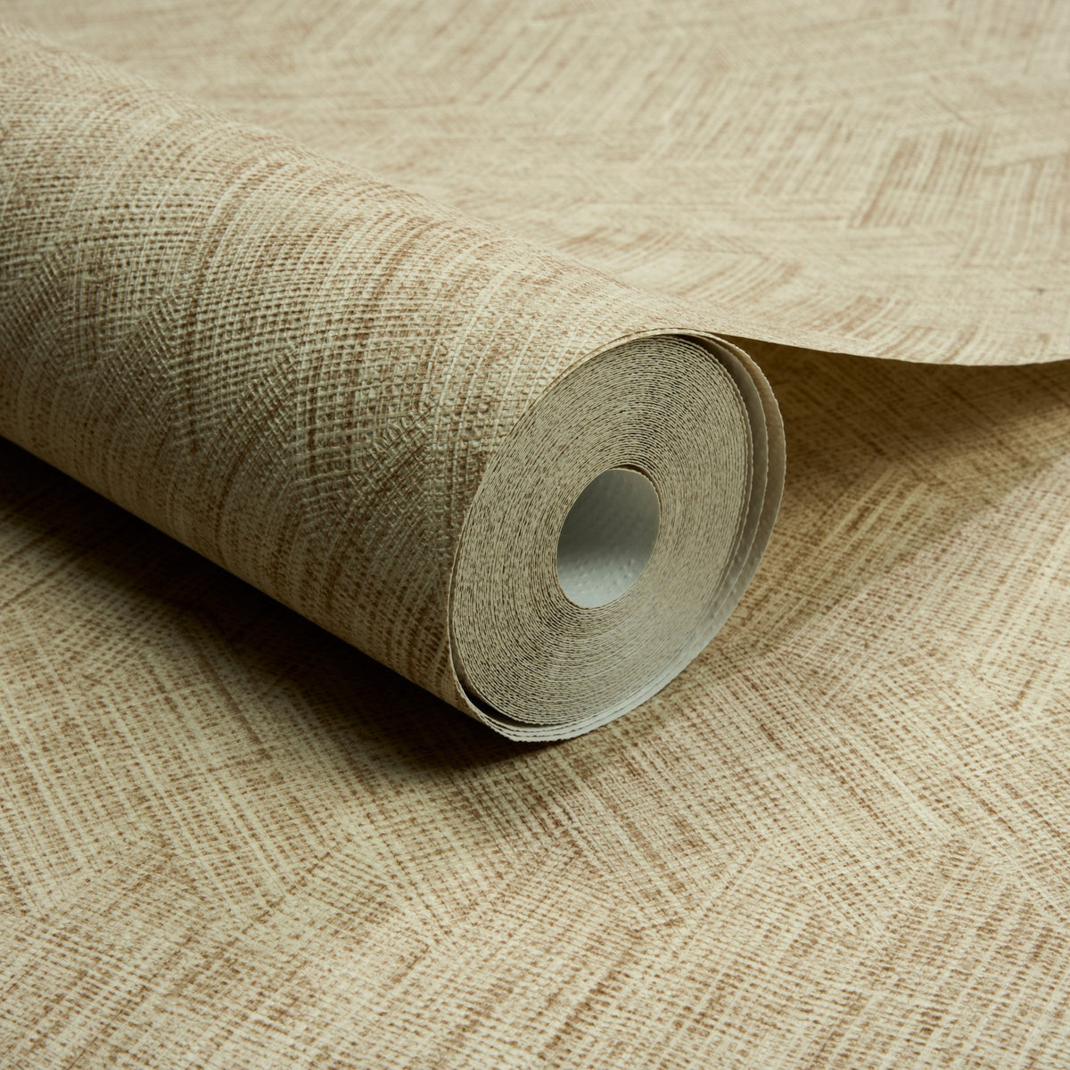 Galerie Textured Vibes Textile Plain Beige Wallpaper A78303