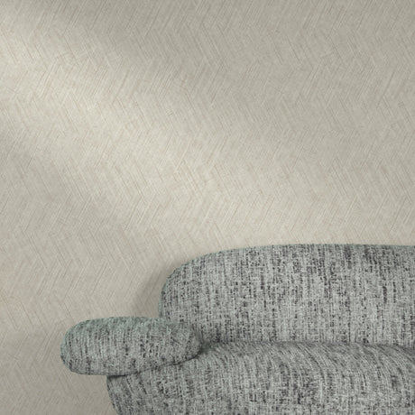 Galerie Textured Vibes Textile Plain Grey Wallpaper A78304