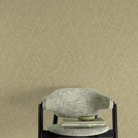 Galerie Textured Vibes Textile Plain Green Wallpaper A78306