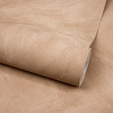 Galerie Textured Vibes Authentic Plaster Plain Brown Wallpap