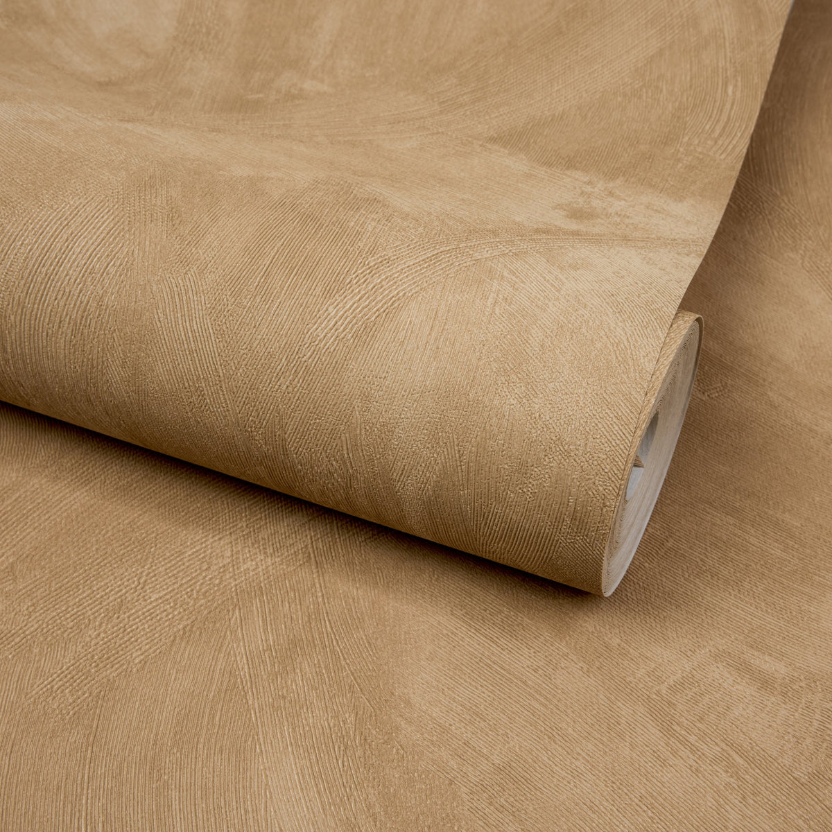 Galerie Textured Vibes Authentic Plaster Plain Brown Wallpap
