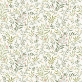 Galerie Inia Classical Floral All-over Green Wallpaper INA78