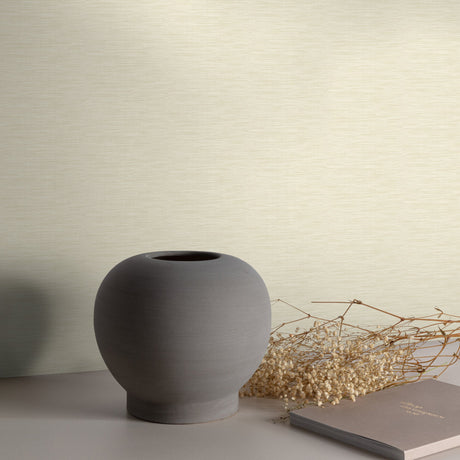 Galerie Structured Walls Textile Plain Beige Wallpaper A8030