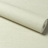 Galerie Structured Walls Textile Plain Cream Wallpaper A8030